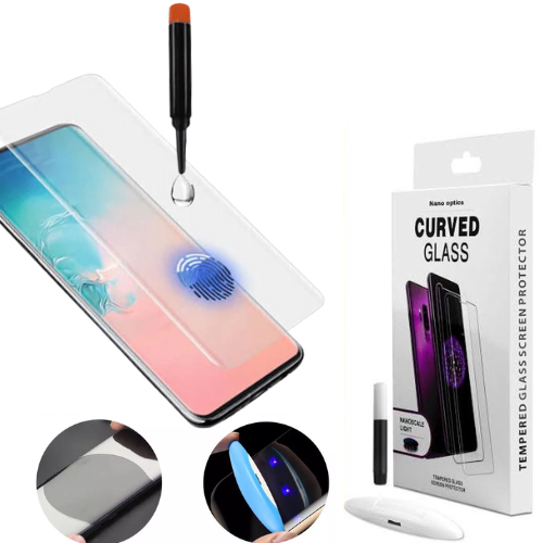 Load image into Gallery viewer, [UV Glue][HD] VIVO S15 Pro - UV Full Covered Curved 9H Tempered Glass Screen Protective Protector
