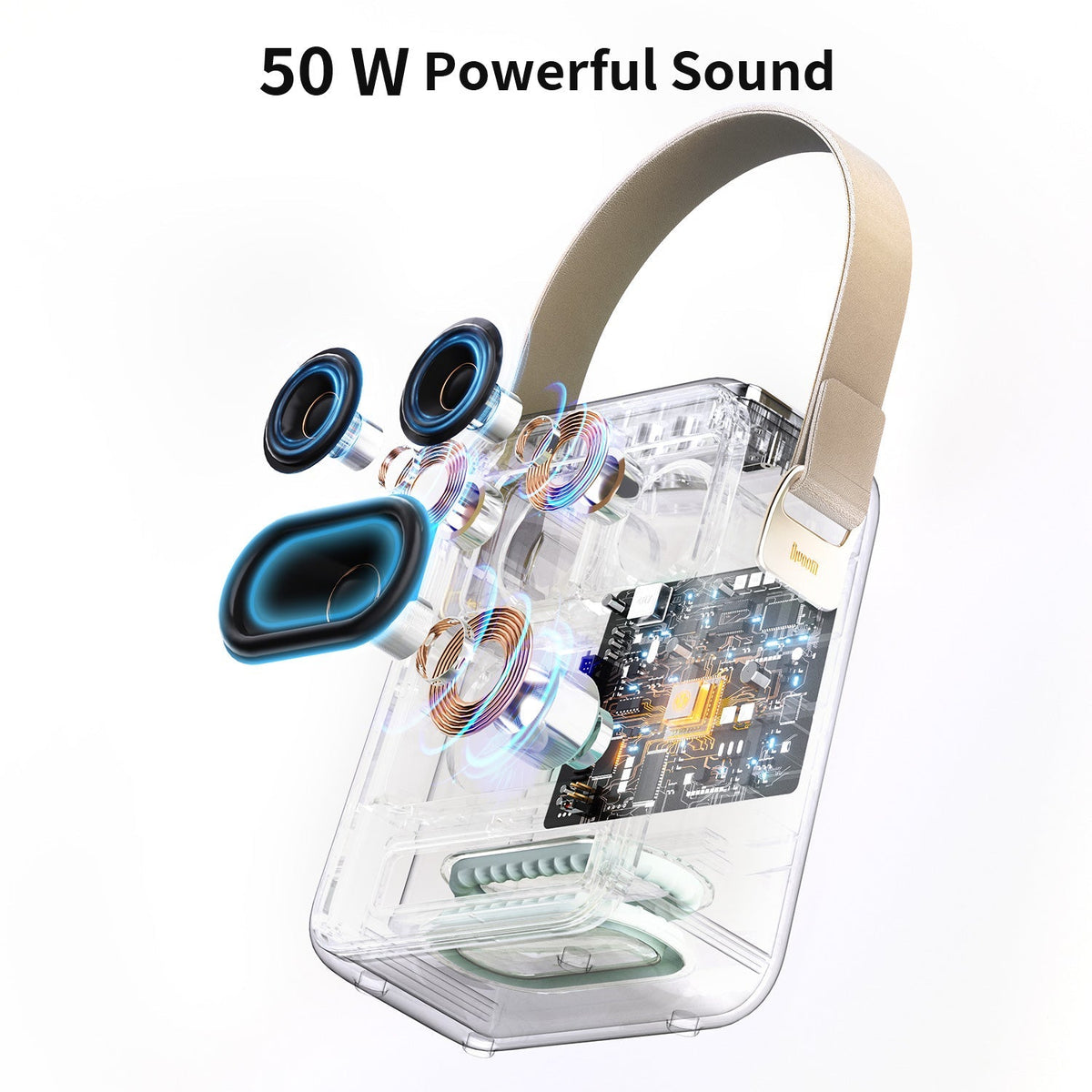 Divoom Songbird-HQ Portable Karaoke Bluetooth Speaker | Home KTV Sound Set 50W Powerful Sound, 6 Microphone Modes, Bluetooth 5.2 Connectivity, 36Wh Battery Capacity - i-Station Mobile Phone & Electronic Device Repair and Accessories