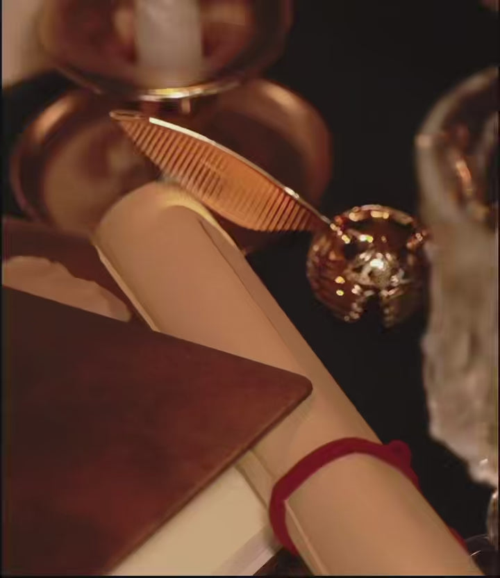 Load and play video in Gallery viewer, BEAST Golden Snitch Car Air Vent Ornament with Solid Fragrance for Christmas, Birthdays, and Holidays Gift
