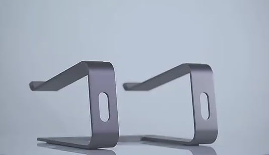 Aluminum Laptop Stand, Ergonomic Detachable Computer Stand, Riser Holder Notebook Stand Compatible with Macbook, Pro, Dell, HP, Lenovo More 10-15.6