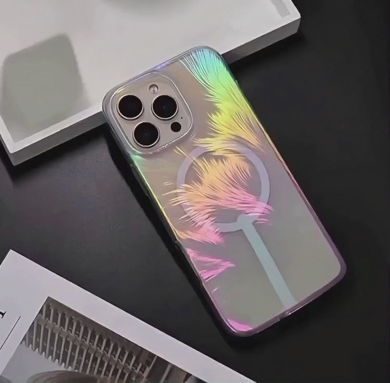 Load and play video in Gallery viewer, [Magsafe Compatible] Apple iPhone 17/Pro/Max - ZAGG Iridescent Protection Case
