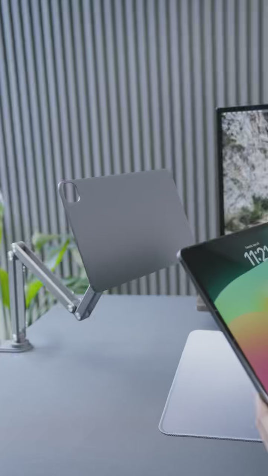 KUXIU X36 Pro MAX iPad Magnetic Charging Stand Aluminum Alloy Boom Arm Adjustable Tablet Stand