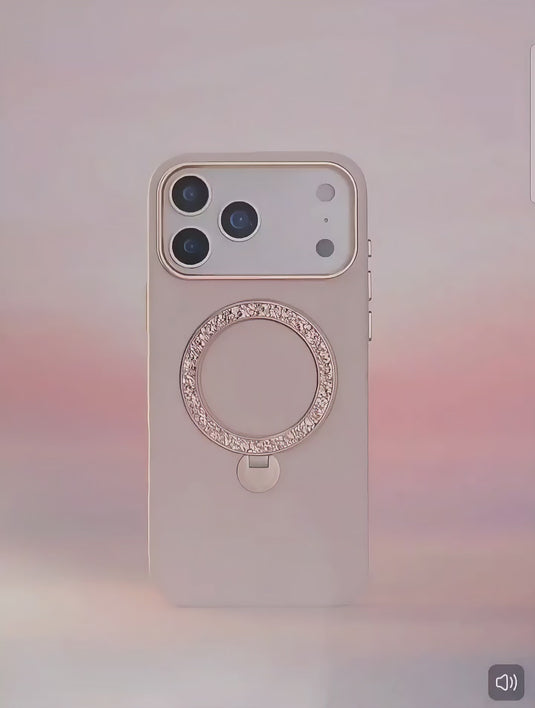 [Built-in Jewelry Stand] Apple iPhone 17 Pro/Max - PYNANA Premium Leather Phone Case