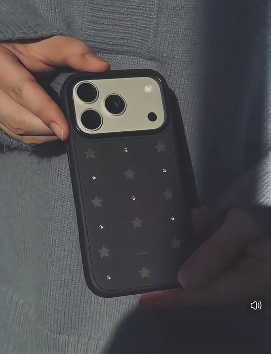 Apple iPhone 16/Pro/Pro Max - Sparkling Star Matte Shockproof Case