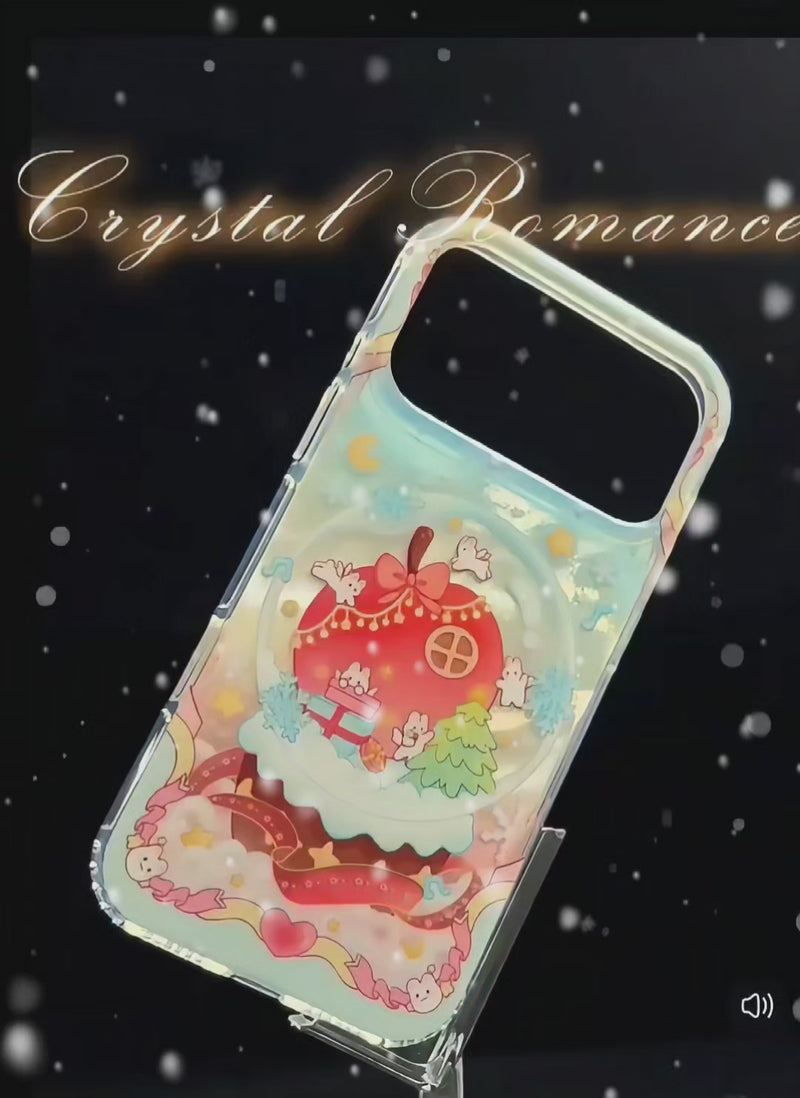 Load and play video in Gallery viewer, Apple iPhone 17/Pro/Pro Max - Christmas Cartoon Double-Layer Phone Case
