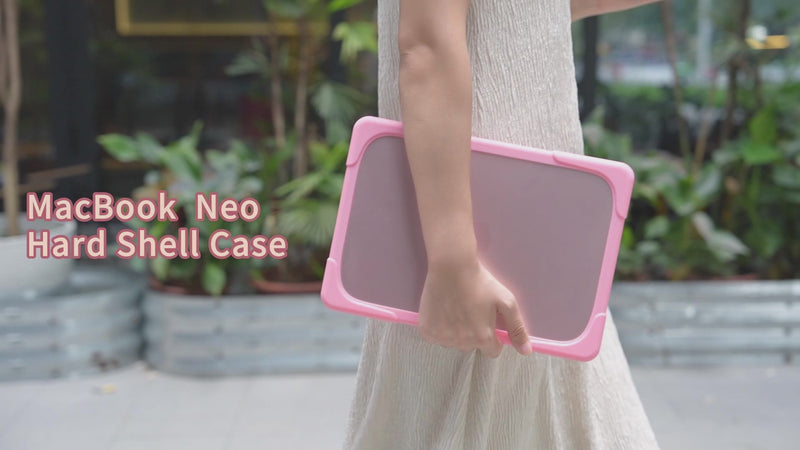 Load and play video in Gallery viewer, Apple Macbook Neo 13"  2026 (A3404) - Shockproof Heavy Duty Tough Case Cover
