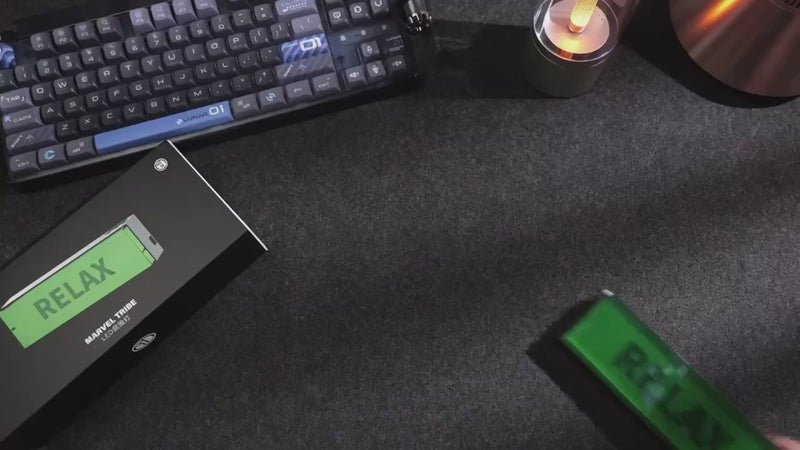 Load and play video in Gallery viewer, Industrial Vintage Design Style LED Ambient Light Gaming Desk Accessory, Aluminum Alloy Body, Rechargeable
