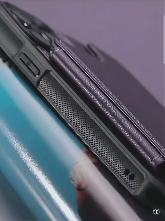 [With Card Slot] Apple iPhone 17/Air/Pro/Pro Max RFID Flip Premium Leather Wallet Series Case