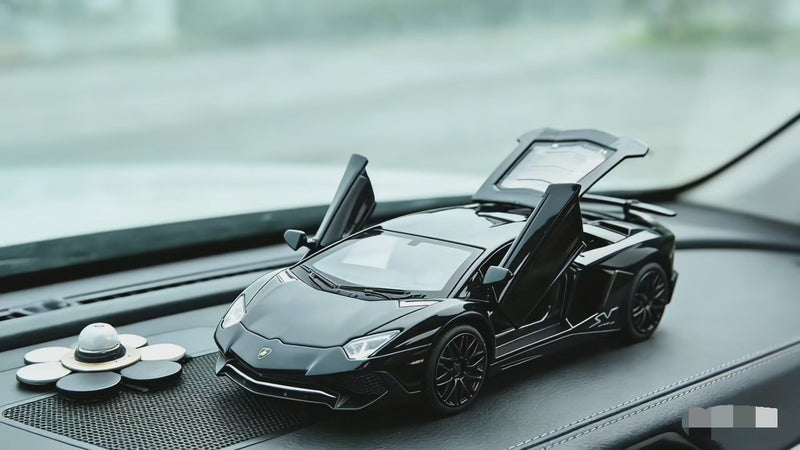 Load and play video in Gallery viewer, Lamborghini LP750 Car Model Dashboard Ornament

