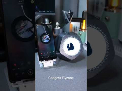 Magnetic Fluid Speaker, Dancing Ferrofluid Music Rhythm Lamp, 360° Surround Sound Touch Wireless Bluetooth Speaker, Shocked Bass Subwoofer Living Room Desktop