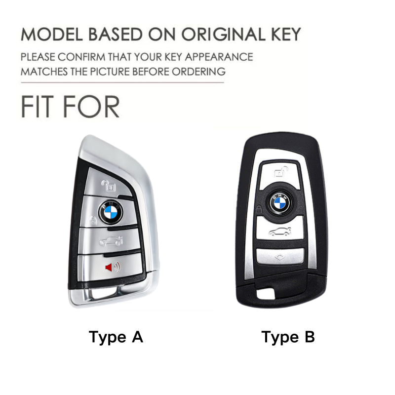 Load image into Gallery viewer, BMW Zinc Alloy + Leather Protection Car Key Fob Case Cover For 1, 2, 3, 5, 7 Series, X3, X5, X6 - i-Station Mobile Phone &amp; Electronic Device Repair and Accessories
