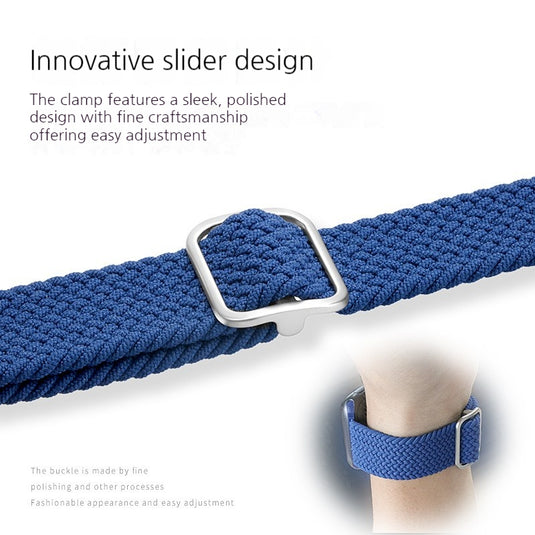 Apple Watch Series 1/2/3/4/5/SE/6/7/8 Nylon Magic Tape Adjustable Soft Breathable Sport Replacement Wristbands Strap - i-Station Mobile Phone & Electronic Device Repair and Accessories