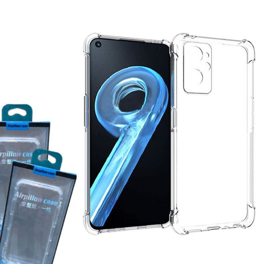 Realme 9i (RMX3491) - Transparent Airpillow Air Cushion Shock proof Case