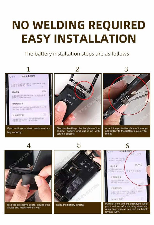 [Self Service Kit][No Soldering Required] Apple iPhone 13 Mini - Replacement Battery - Polar Tech Australia