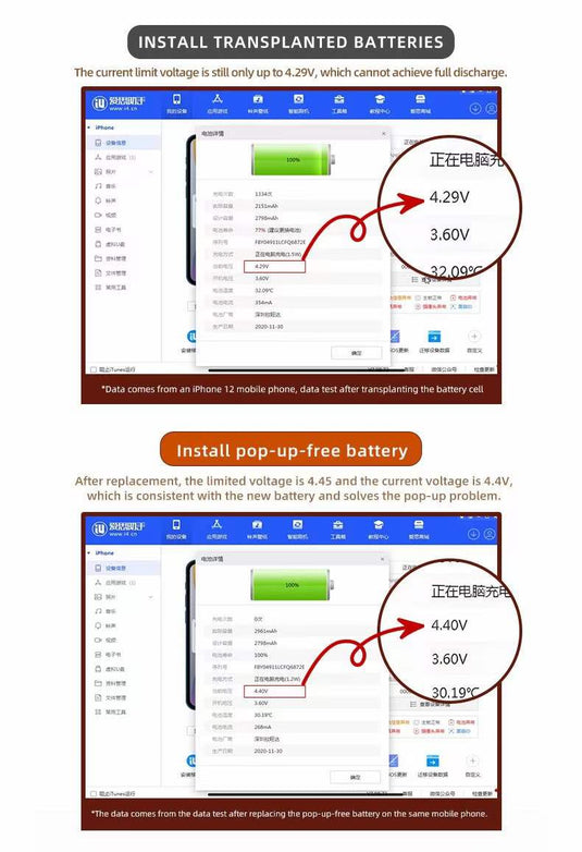 [Self Service Kit][No Soldering Required] iPhone 14 Pro Max - Replacement Battery - Polar Tech Australia