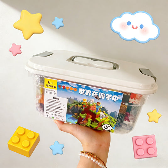 [400pcs] Minecraft Magnetic Building Blocks – 400pcs Random Mini Magnet Bricks Creative Educational Toy for Kids