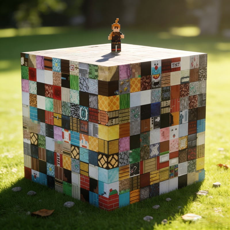 Load image into Gallery viewer, [400pcs] Minecraft Magnetic Building Blocks – 400pcs Random Mini Magnet Bricks Creative Educational Toy for Kids
