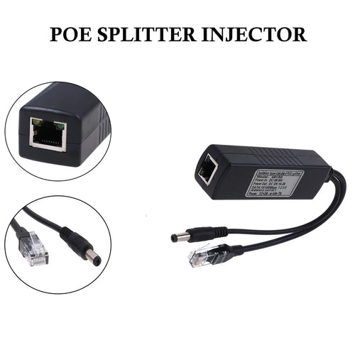 Active PoE Power Over Ethernet Splitter Adapter 48V-56V to 12V 1Amp POE Injector - Polar Tech Australia