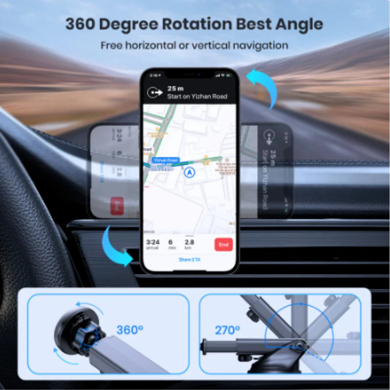 Load image into Gallery viewer, [UN-05] Universal Super Strong Magnetic Magnet Mobile Phone Holder Handlebar Mount Holder - Polar Tech Australia
