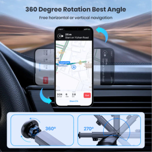 [UN-05] Universal Super Strong Magnetic Magnet Mobile Phone Holder Handlebar Mount Holder - Polar Tech Australia