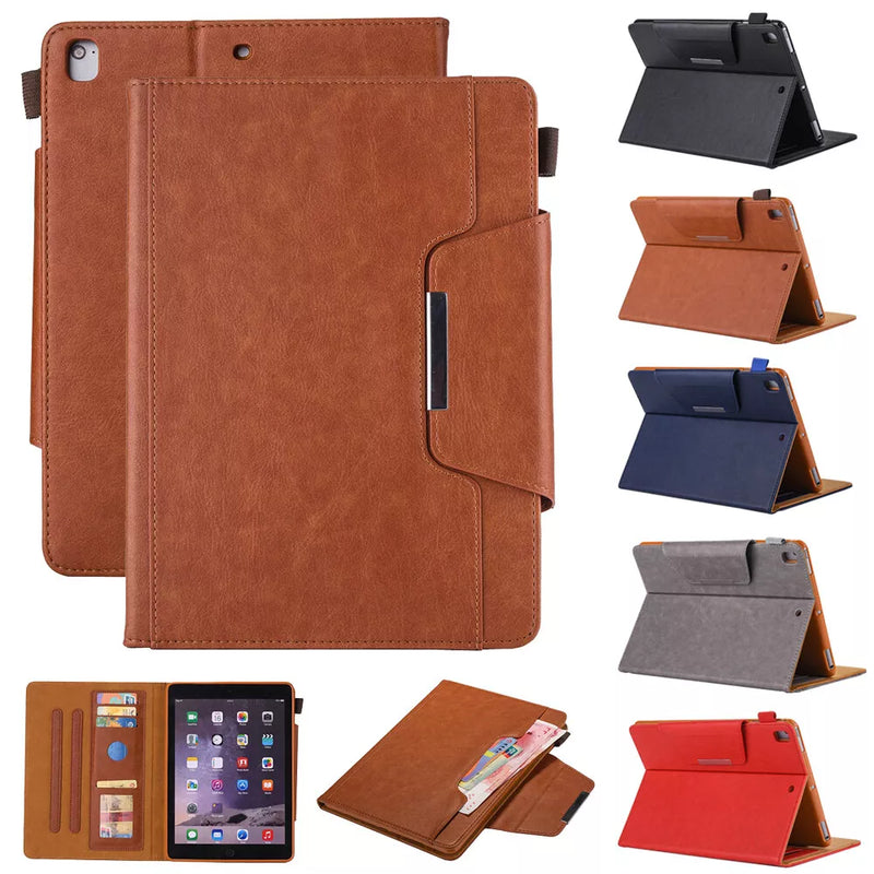 Load image into Gallery viewer, Apple iPad Pro 11-inch M4 (2024) Business Style Folio Leather Shockproof Case
