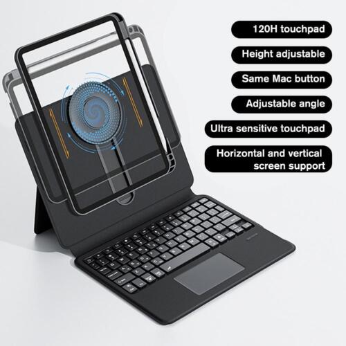 Apple iPad Pro 11" (2018/2020/2021/2022/2024) & Air 4/5 10.9"  & Air 11-inch M2 (2024) - Magic 360 Rotation Detachable Smart Wireless Trackpad Keyboard Flip Case With Backlit - i-Station Mobile Phone & Electronic Device Repair and Accessories