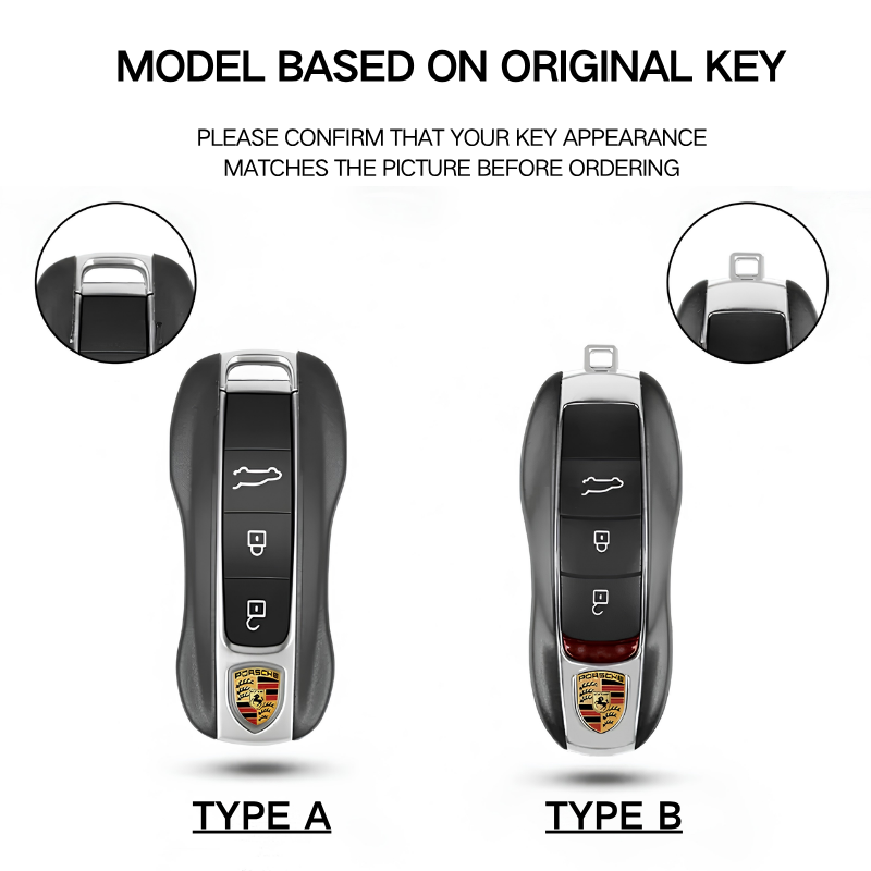 Load image into Gallery viewer, Porsche Premium Leather Protection Car Key Fob Case Cover For Cayenne, Panamera, Macan, 911, Taycan (Copy) - i-Station Mobile Phone &amp; Electronic Device Repair and Accessories
