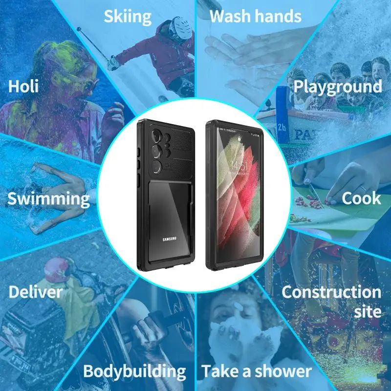 Load image into Gallery viewer, [Mars Series] Samsung Galaxy S23/Plus/Ultra Redpepper Waterproof Heavy Duty Tough Armor Case
