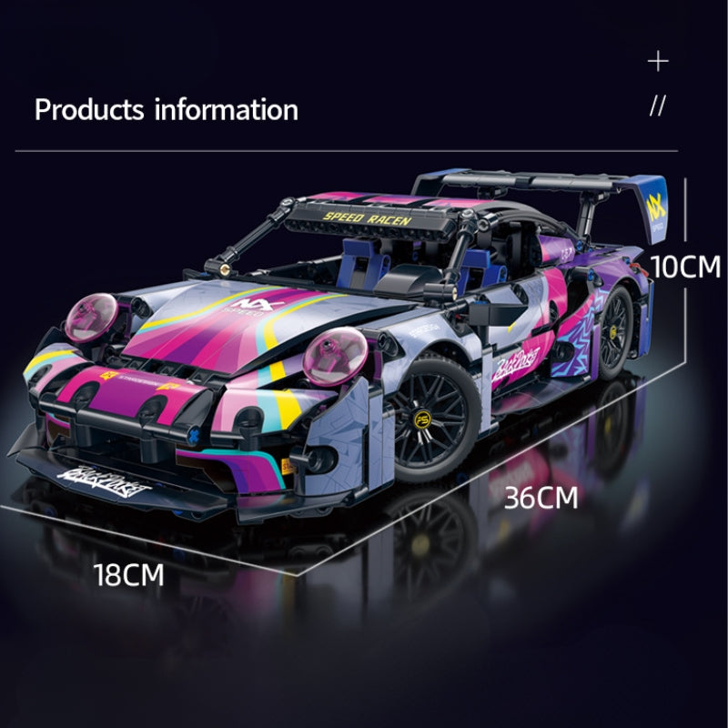 Load image into Gallery viewer, DIY Supercar Building Blocks Set for Kids Gift – Creative Assembly Toy Car Model for Christmas, Halloween and Birthday - i-Station Mobile Phone &amp; Electronic Device Repair and Accessories
