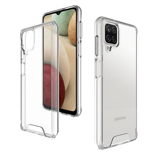 Samsung Galaxy A12 (SM-A125F) SPACE Transparent Rugged Clear Shockproof Case Cover - Polar Tech Australia