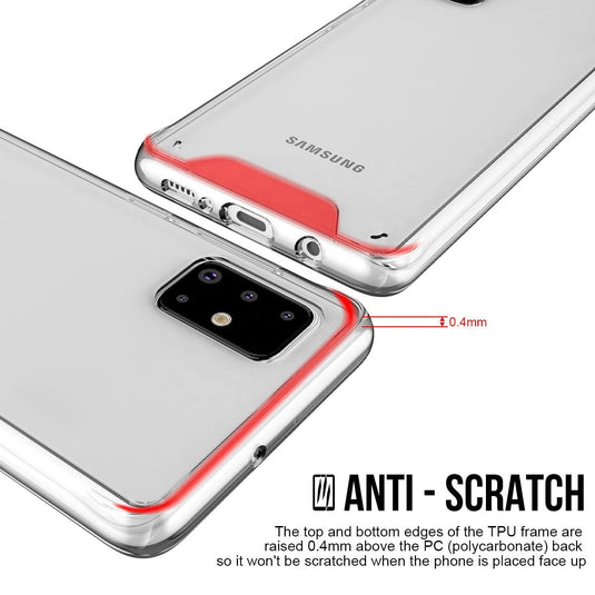 Samsung Galaxy A12 (SM-A125F) SPACE Transparent Rugged Clear Shockproof Case Cover - Polar Tech Australia