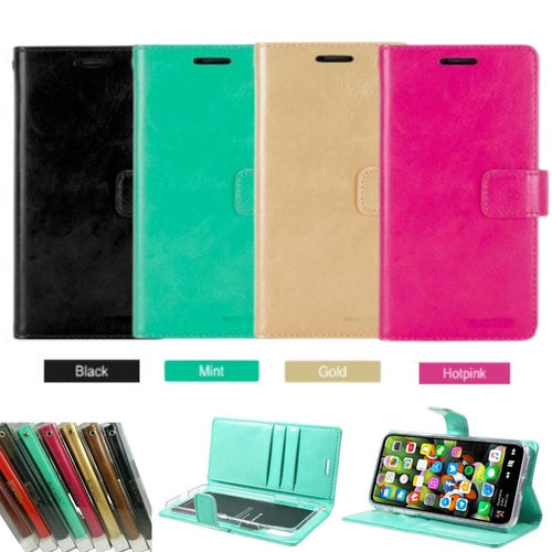 Samsung Galaxy A72 4G/5G Goospery Mercury Bluemoon Diary Flip Wallet Case - Polar Tech Australia