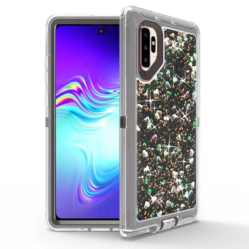 Load image into Gallery viewer, Samsung Galaxy Note 10 / Note 10 Plus Glitter Clear Transparent Liquid Sand Watering Case - Polar Tech Australia
