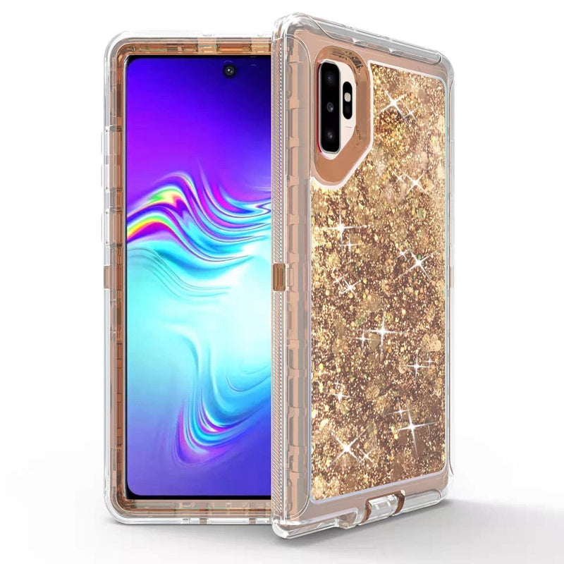 Load image into Gallery viewer, Samsung Galaxy Note 10 / Note 10 Plus Glitter Clear Transparent Liquid Sand Watering Case - Polar Tech Australia
