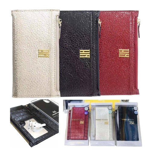 Samsung Galaxy Note 10/Note 10 Plus KOREAN Fashion HANA Design Zip Flip Mirror Wallet Case - Polar Tech Australia