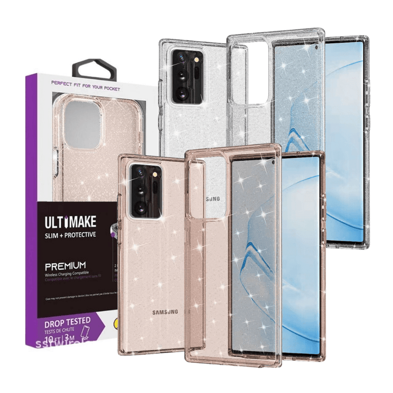 Load image into Gallery viewer, Samsung Galaxy Note 20 / Note 20 Ultra Ultimake Glitter Star Flash Clear Transparent Case - Polar Tech Australia
