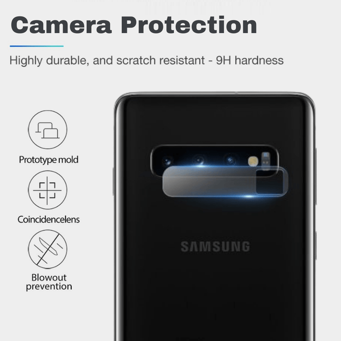 Samsung Galaxy S10/S10 Plus/S10 5G Tempered Glass Camera Lens Protector - Polar Tech Australia