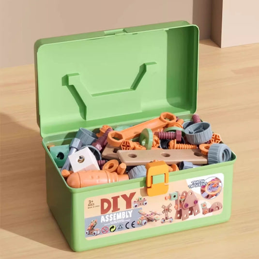 Kids DIY Assembly Construction Tool Set – Creative Building & Parent-Child Interactive Learning Toy - i-Station Mobile Phone & Electronic Device Repair and Accessories