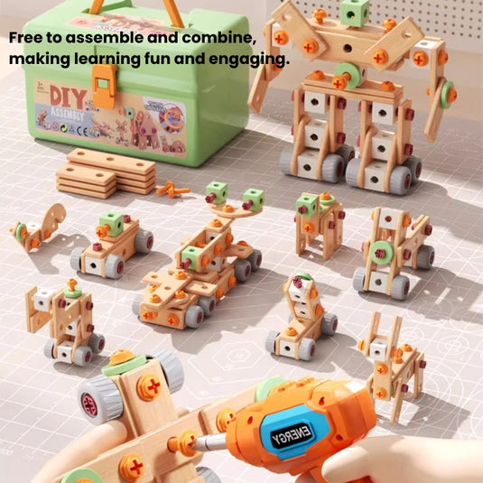 Kids DIY Assembly Construction Tool Set – Creative Building & Parent-Child Interactive Learning Toy - i-Station Mobile Phone & Electronic Device Repair and Accessories