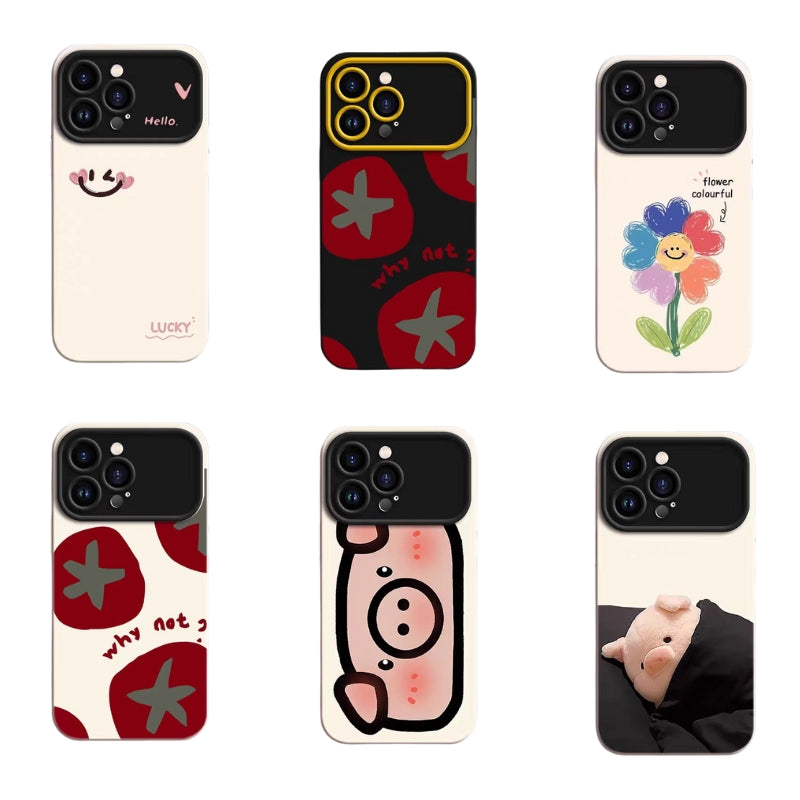 Load image into Gallery viewer, Apple iPhone 16/Plus/Pro/Max TPU Liquid Silicone Trendy Shockproof Fashion Forward Case
