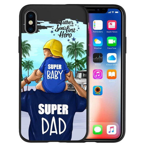 [Family Series] iPhone 15 Series Dad Mom Pricess & Prince Soft TPU Case