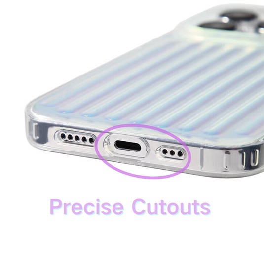 [MagSafe Compatible] Apple iPhone 15/Pro/Pro Max Colorful Striped Magnetic Shockproof Essentials Series Case