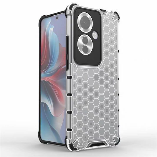 OPPO Reno11 F 5G (CPH2603) Honeycomb Transparent Shockproof Protection Case - Polar Tech Australia