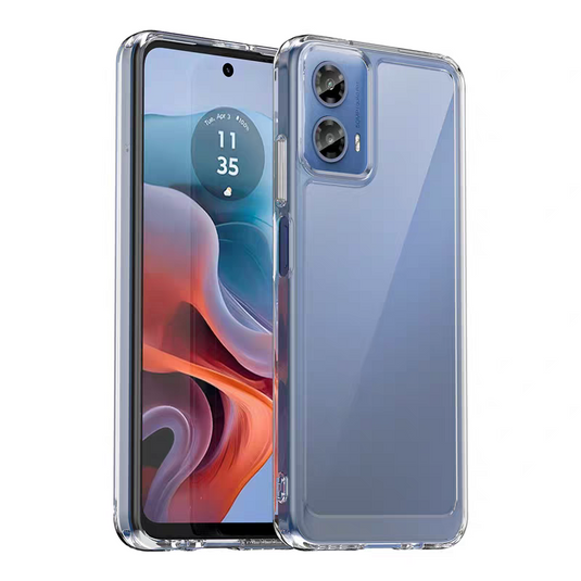 Motorola Moto G84 5G - Transparent Heavy Duty Drop Proof Case