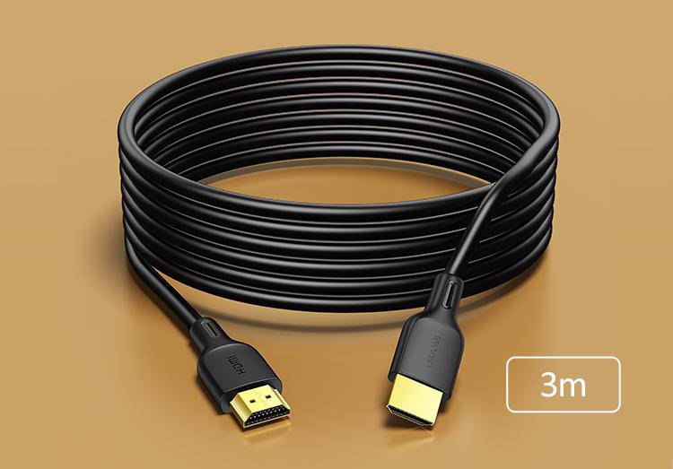 USAMS 4K HDMI Cable High Speed 18Gbps HDMI 2.0 Video Cord - (Length 3M)
