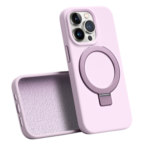 [Magsafe Compatible] Apple iPhone 16/Pro/Max - Simple Silicone Drop Proof Stand Series Case