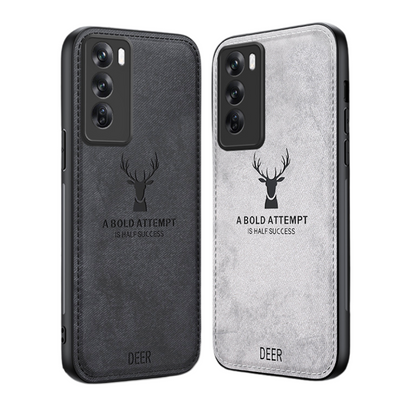 OPPO Reno 12 Pro 5G (CPH2629) - Fashion Deer Head PU Leather Essentials Series Case - i-Station Mobile Phone & Electronic Device Repair and Accessories