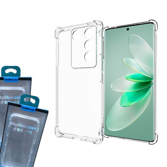 Vivo S16 Pro / S16 / V27 Pro / V27 AirPillow Cushion Clear Transparent Back Cover Case