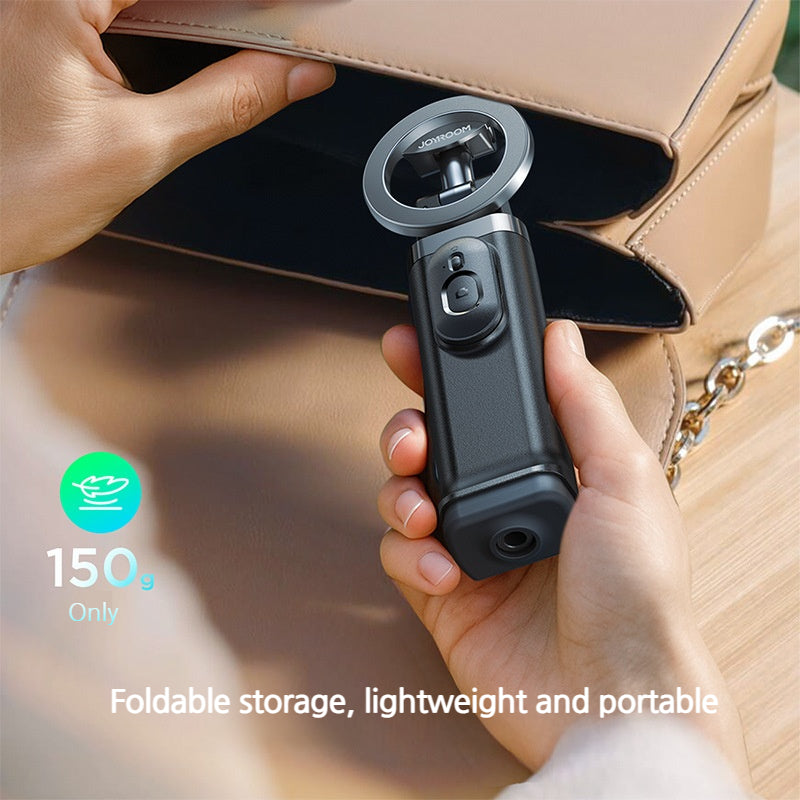 Load image into Gallery viewer, JOYROOM 3-in-1 Mini Portable Magnetic Travel Phone Stand with Wireless Bluetooth Remote
