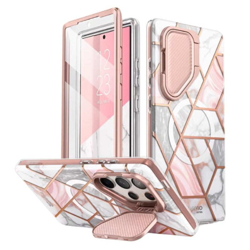 Load image into Gallery viewer, [Magsafe Compatible] Samsung Galaxy S24 Ultra / S25 ULTRA - i-BLASON Luxury Shell-Membrane Integrated Fashion-Forward Series Stand Case - i-Station Mobile Phone &amp; Electronic Device Repair and Accessories
